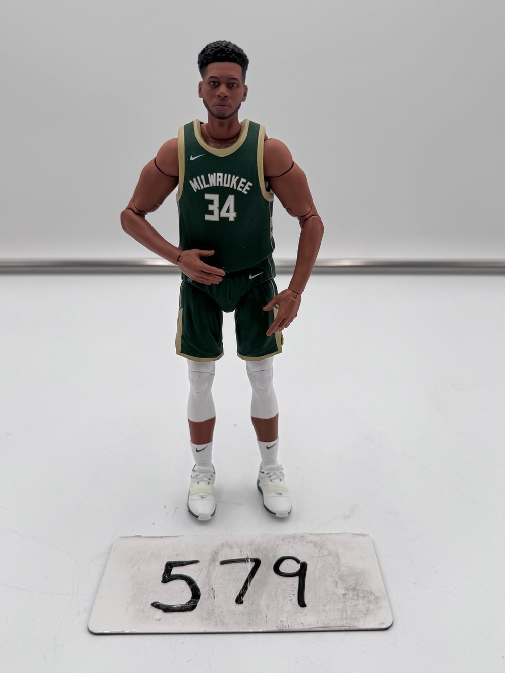 Vintage Giannis Antetokounmpo #34 Milwaukee Bucks NBA Action Figure 8 Inch